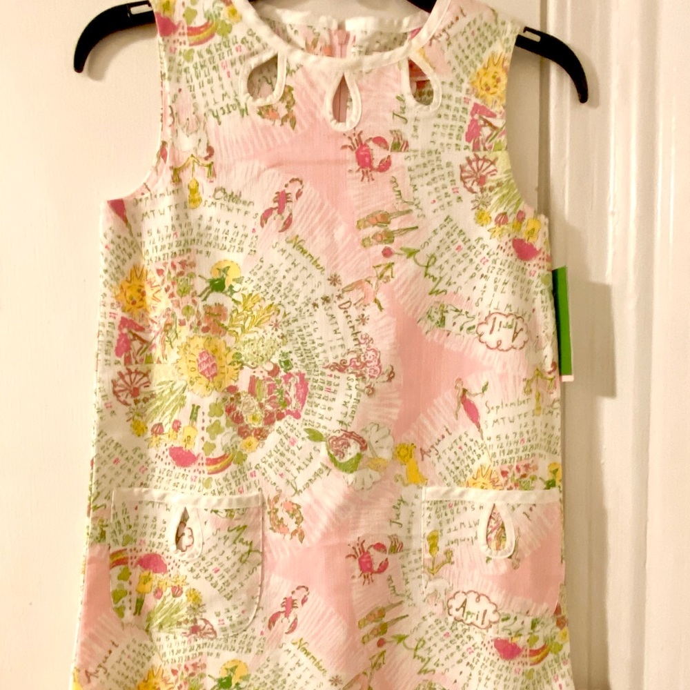 Lilly Pulitzer Originals Calendar Girl dress NWT.